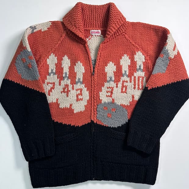 Person’s 퍼슨스 볼링 코위찬 니트 집업