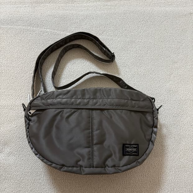 PORTER 포터 탱커 반달 숄더백 블랙