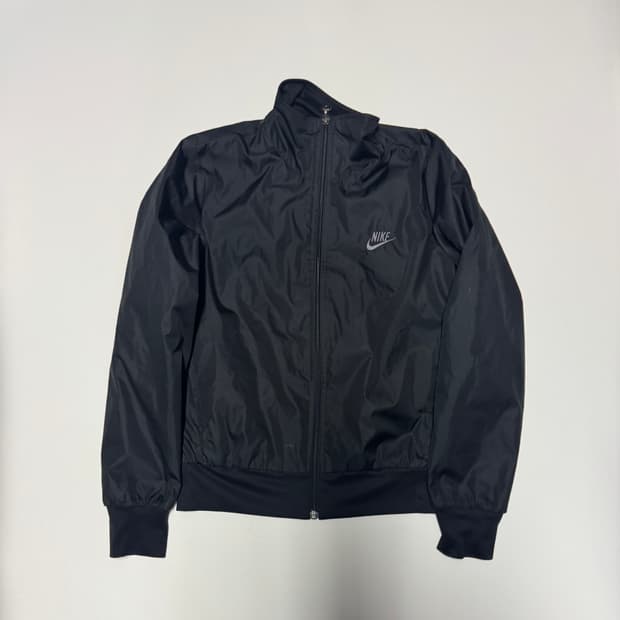 여성 나이키 올드스쿨 스포츠웨어 바람막이 S 블랙