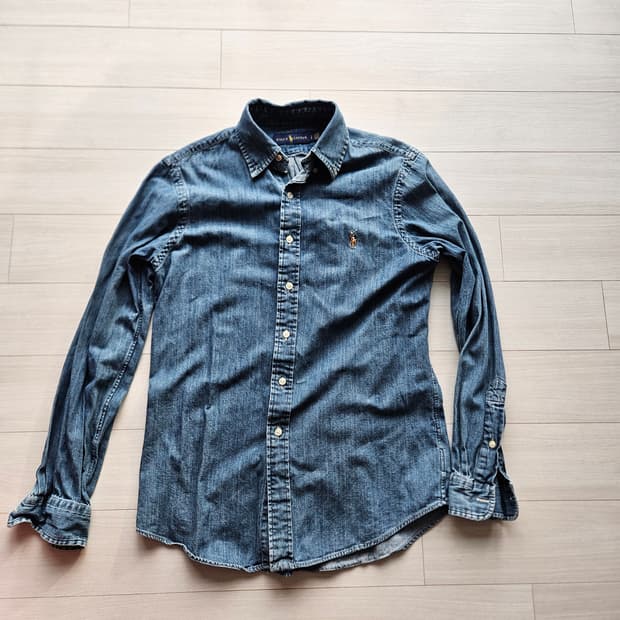 폴로 데님셔츠 클래식핏 S사이즈