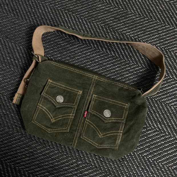 리바이스 코듀로이 아메카지 크로스백 y 3338