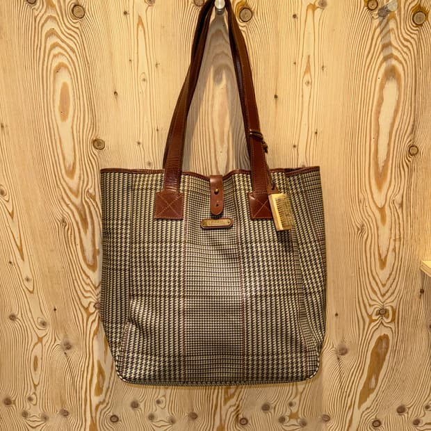 폴로 랄프로렌 글렌체크 토트백