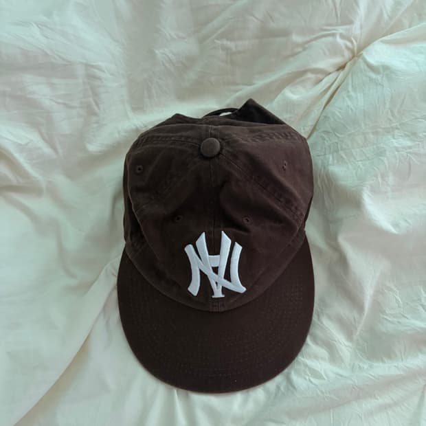 아노트 ANNOT AN Logo Washing Cap Brown 캡 모자