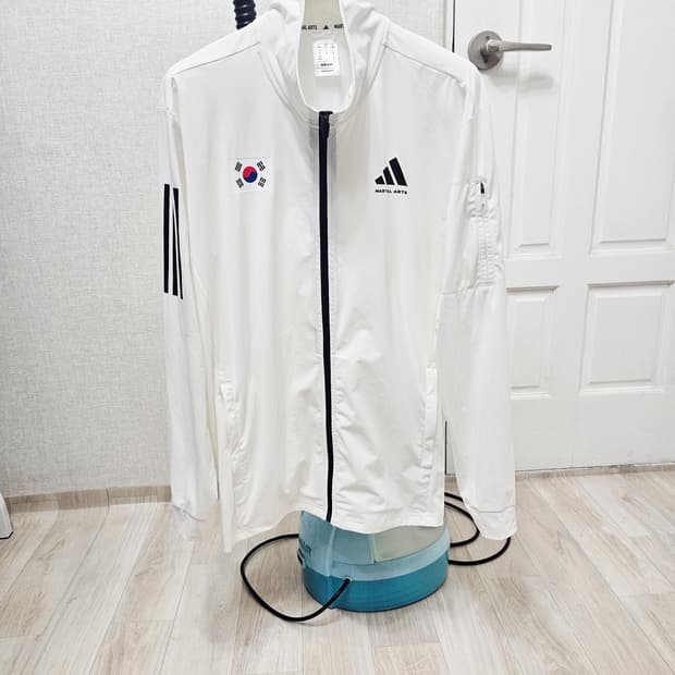 (95~100)M☆우주매물☆아디다스 마샬아츠 코리아백로고[화이트]트랙자켓