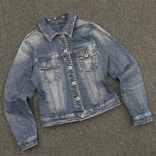 S)Japanese vintage 여성 트러커 데님 자켓