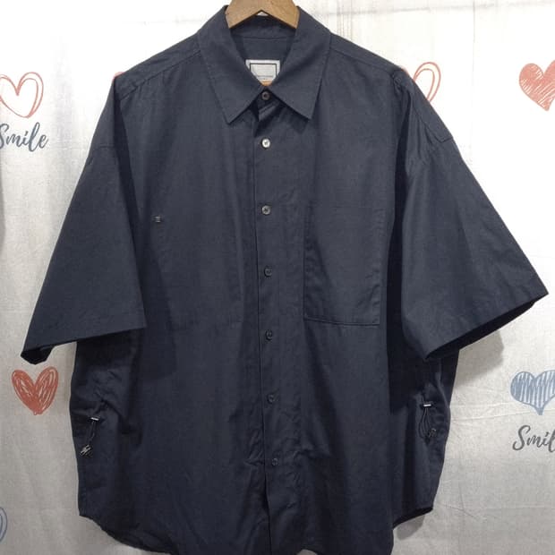 정품) 우영미 숏슬리브 스트링 셔츠 