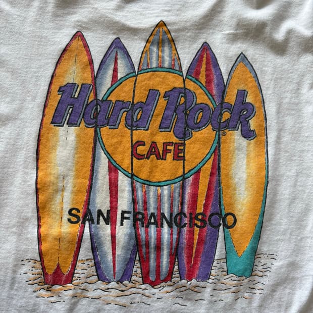 Hard Rock cafe 샌 프란시스코 빈티지 티셔츠