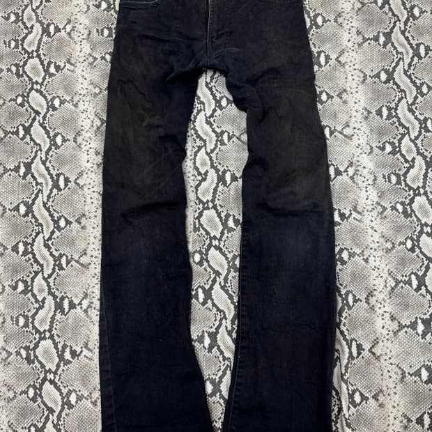 “Vintage” Black Semi- Boots Cut Pants