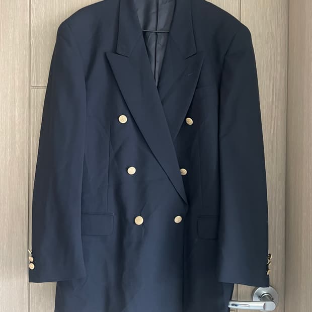 Beverly Hills Polo Club 금장 네이비 블레이저