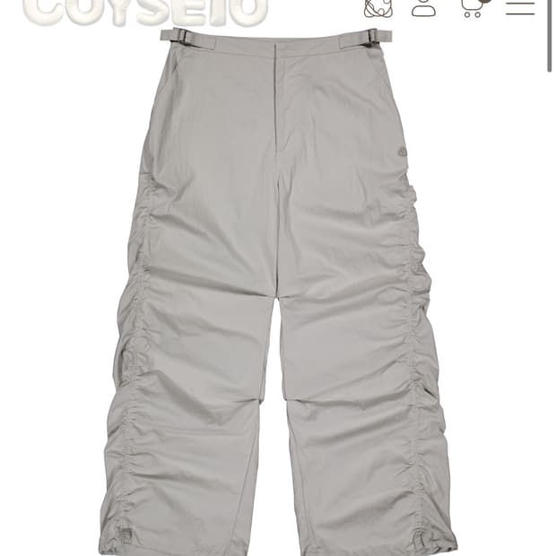 Coyseio 코이세이오 퍼커링 팬츠