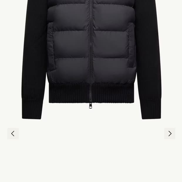 몽클레어 울 패딩 가디건