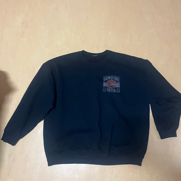 할리데이비슨 맨투맨 105-110 블랙