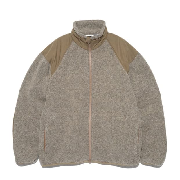 새상품) 나나미카 보일드 울 플리스 자켓 L