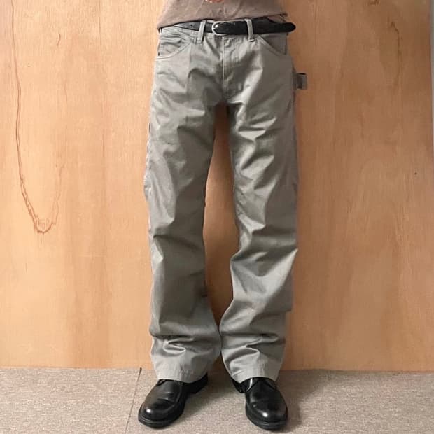 꼼데가르송 옴므 그레이 카펜터 팬츠