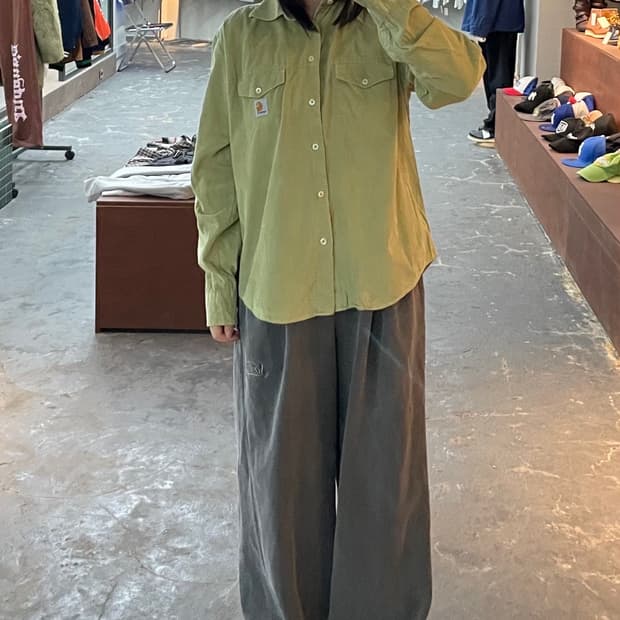 칼하트 포켓 코듀로이 워크 셔츠 H1277