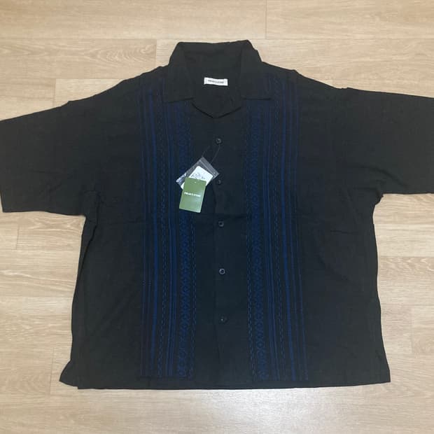 프릭스스토어 린넨 셔츠 S 블랙