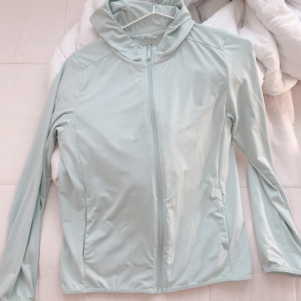 민트 후드집업 가디건