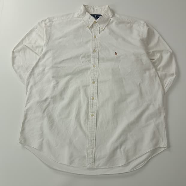 CJ913 2XL 폴로 빅사이즈 야무스 90s 화이트 셔츠 남방