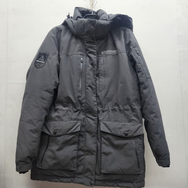 디스커버리 구스다운 후드패딩 100(L)