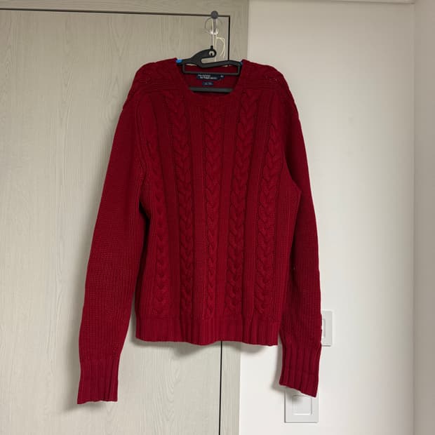 Polo 폴로 랄프로렌 피셔맨 리넨코튼 엘보 스웨이드 니트