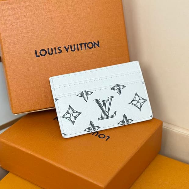루이비통 더블 카드 홀더 화이트