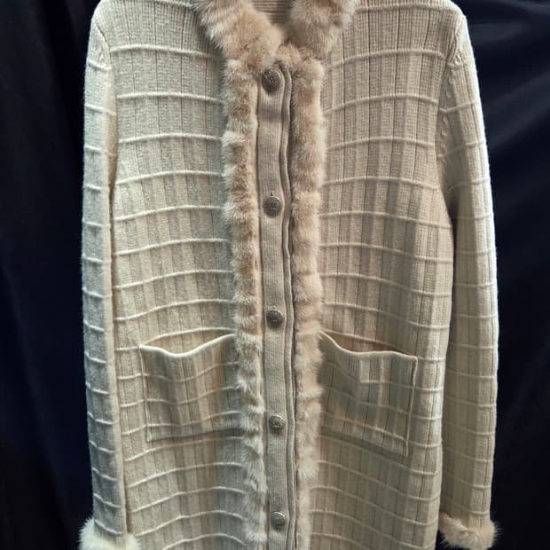 한섬 마인 울 니트 가디건 