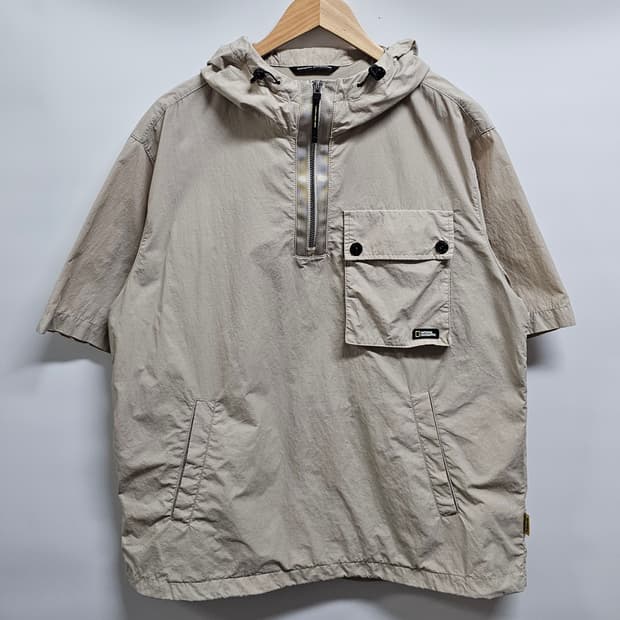 내셔널지오그래픽 반팔 아노락 L