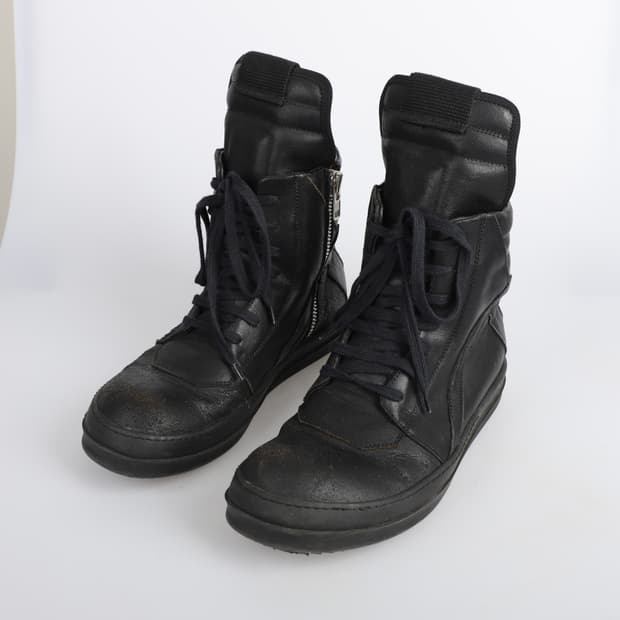 40 / Rick Owens 릭오웬스 지오바스켓 트리플 블랙