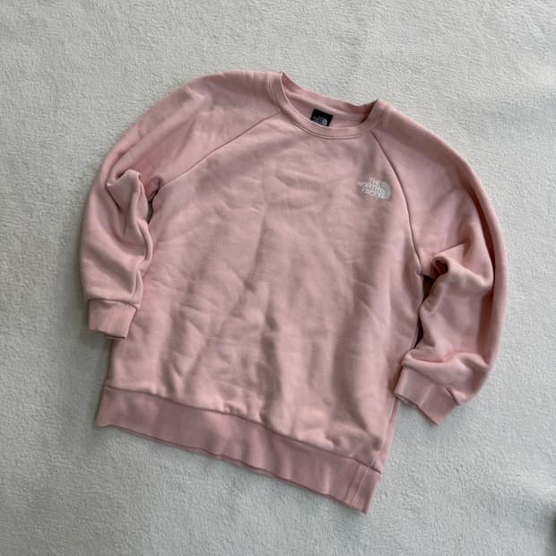 140 노스페이스 키즈 핑크 맨투맨 0326T