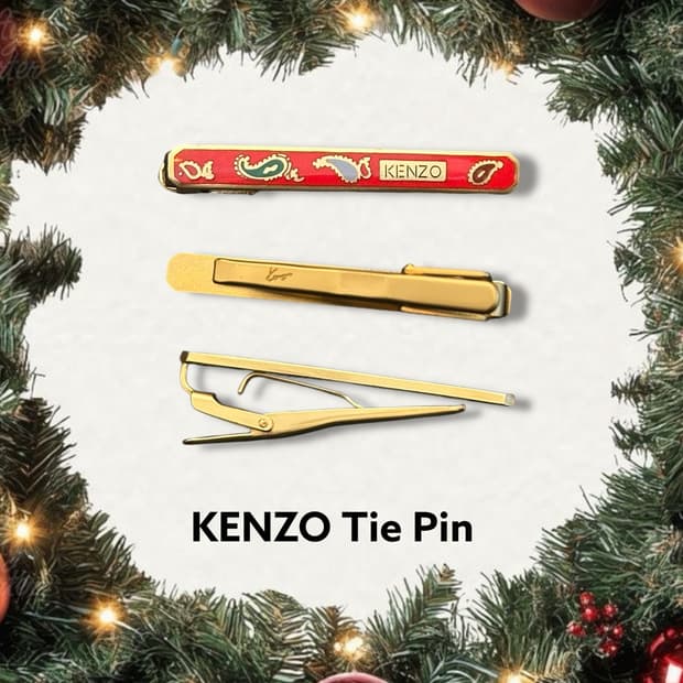 KENZO Paisley Enamel Tie Pin