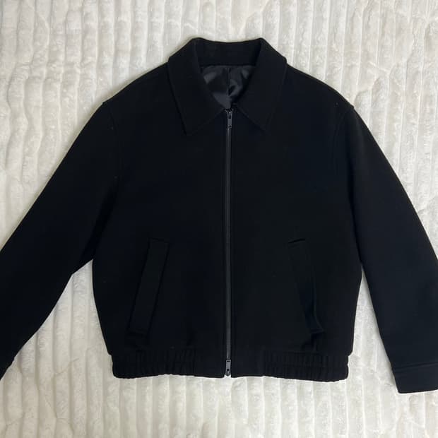 무신사 울 블렌드 불루종 재킷m