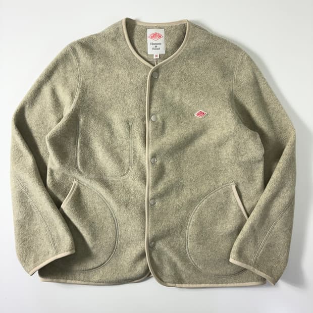 Danton 단톤 신형 논카라 오트베이지 플리스 가디건