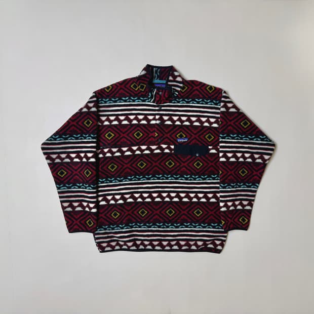 [L] 파타고니아 신칠라 플리스 후리스 아즈텍 패턴