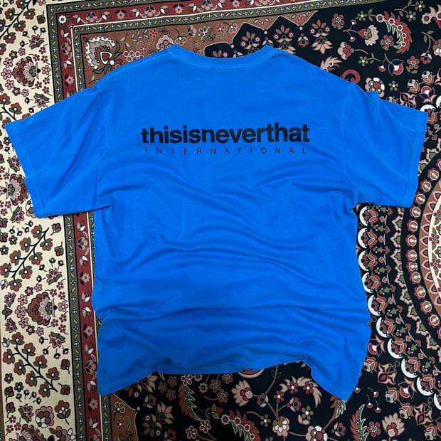 디스이즈네버댓 인터내셔널 빅로고 반팔티 L/100