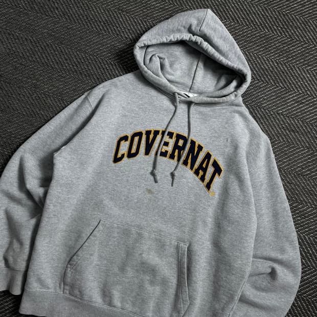 커버낫 빅로고 박시핏 후드 티셔츠y 4049