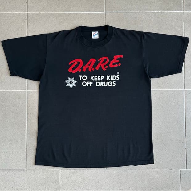 90s 빈티지 DARE 티셔츠 XL USA