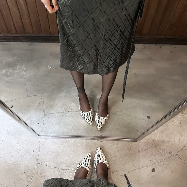 ISABEL MARANT tie check skirt