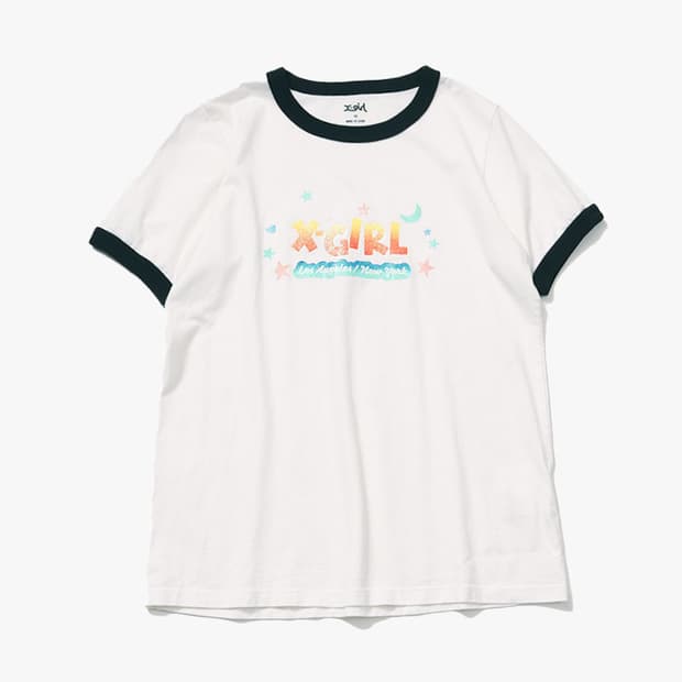 X-GIRL - LOGO RINGER T SHIRT