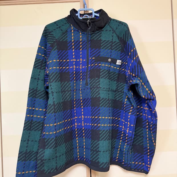 노스페이스 하프짚업 플리스 xl