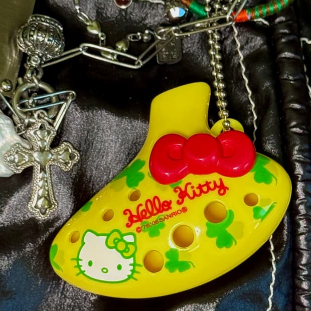 [희귀/고전] 2006 산리오 헬로키티 작은 오카리나 파트2 (미개봉)