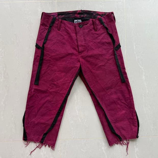 Zambarrett burgundy shorts