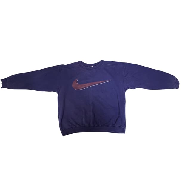 빈티지 90s 올드 나이키 빅로고 스우쉬 크루넥 맨투맨 XL