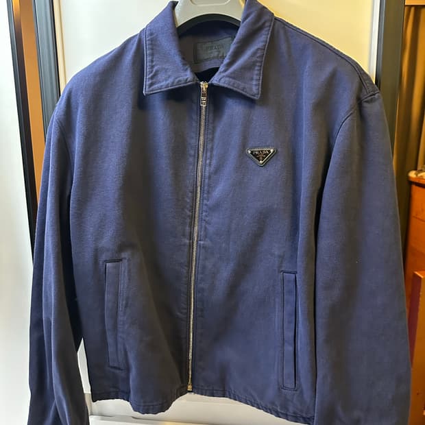 프라다 올드 데님 자켓 M