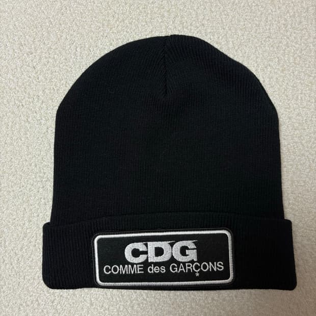 CDG 블랙 비니
