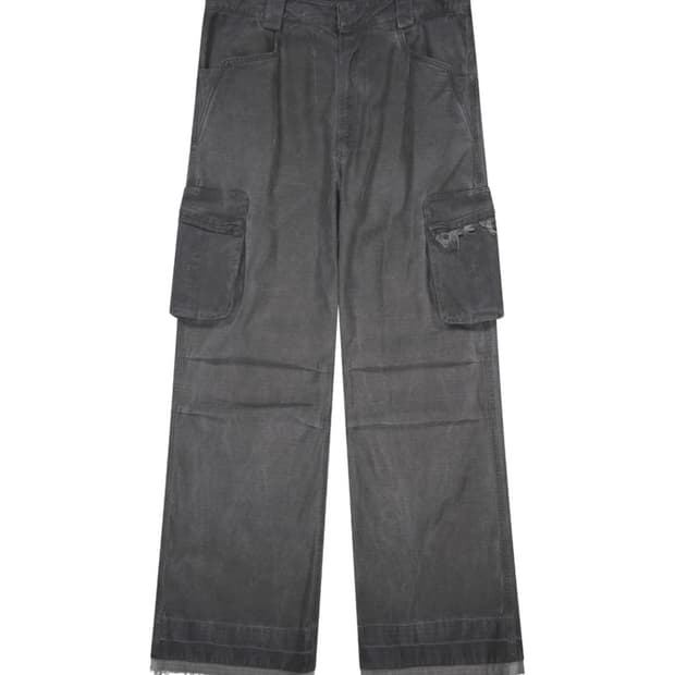 [XS] 엑슬림 xlim ep8 03 트라우저 워시드 블랙