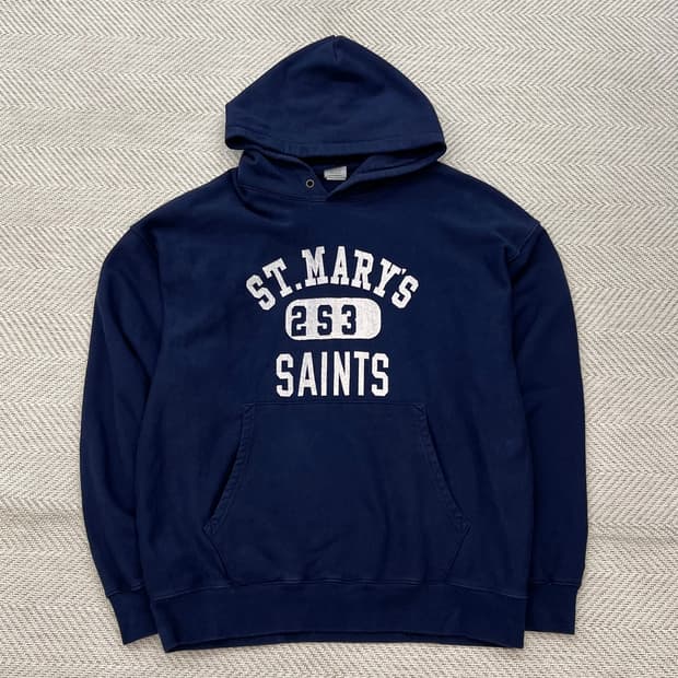 아웃스탠딩 프린팅 후드티 r2468