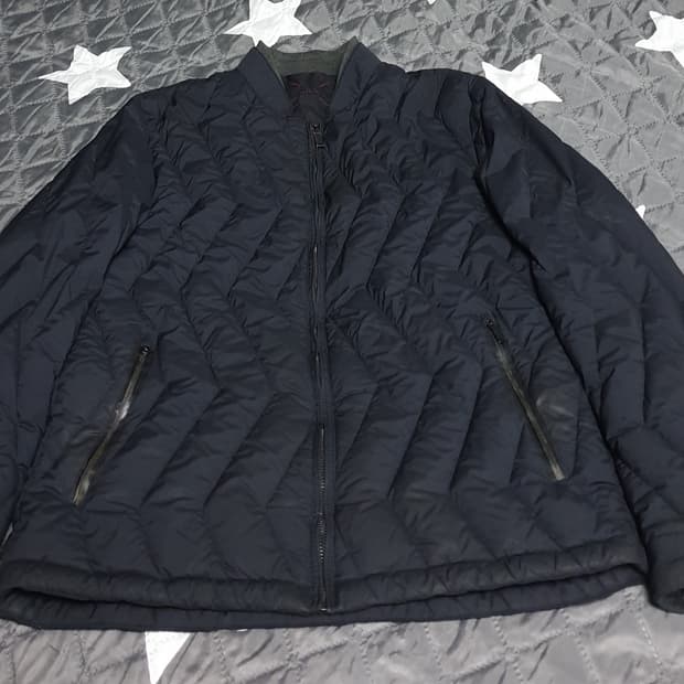 코오롱 클럽 캠브리지 구스다운 경량패딩 블랙 (100)