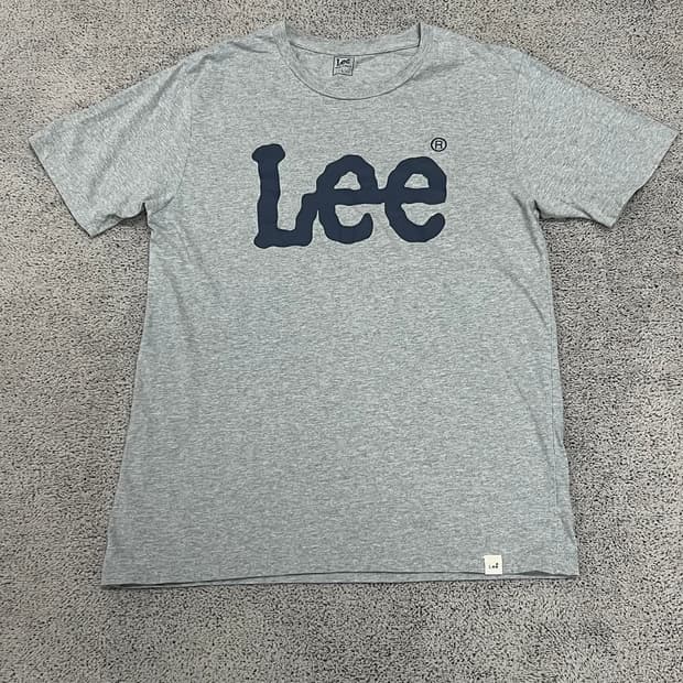 (L) LEE 반팔 티 그레이