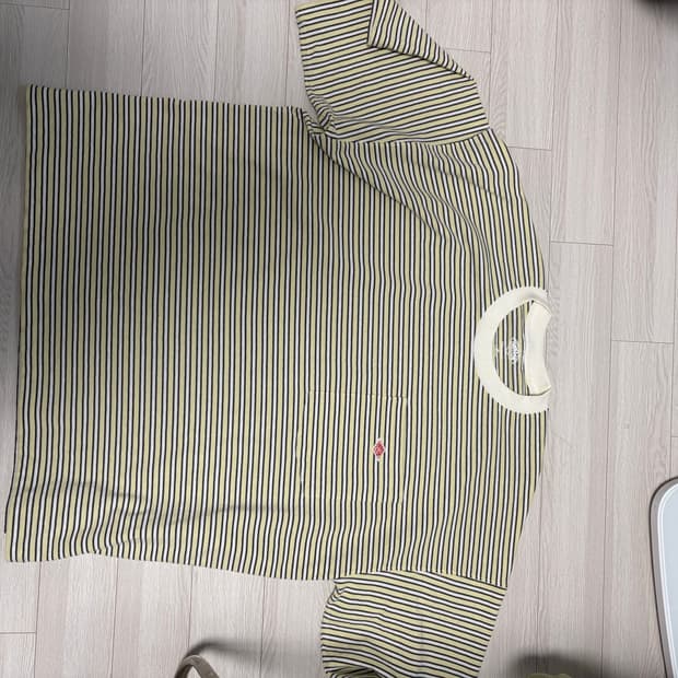 단톤 남성용 스트라이프 반팔 m