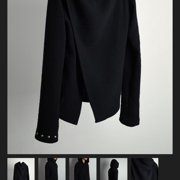 구매글)다스슐로스 001.04 드레이프 후드자켓 구합니다